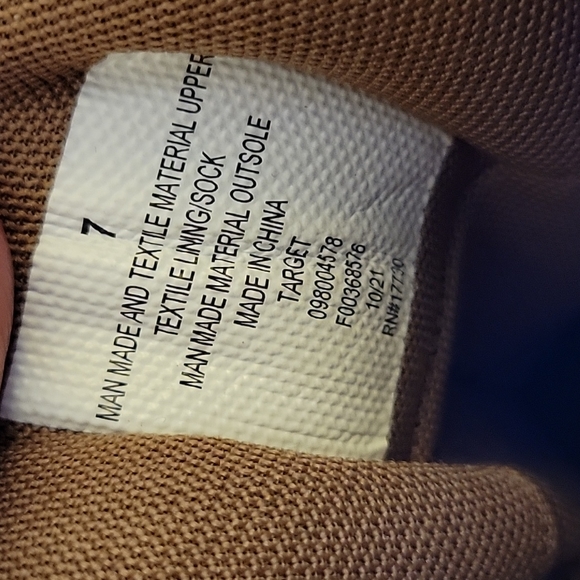 Goodfellow tan black waterproof duck boots lace up size 7 New w/tags MSRP…$45 - Picture 8 of 10